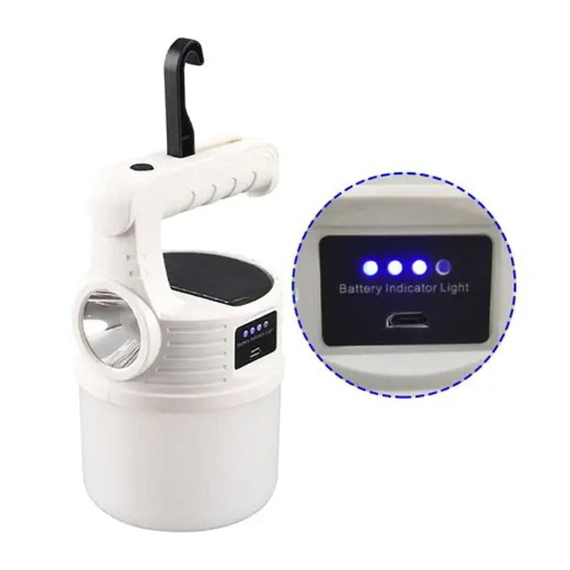 MX-519 Λάμπα και φακός έκτακτης ανάγκης ηλιακής φόρτισης – Solar emergency charging lamp - Image 2