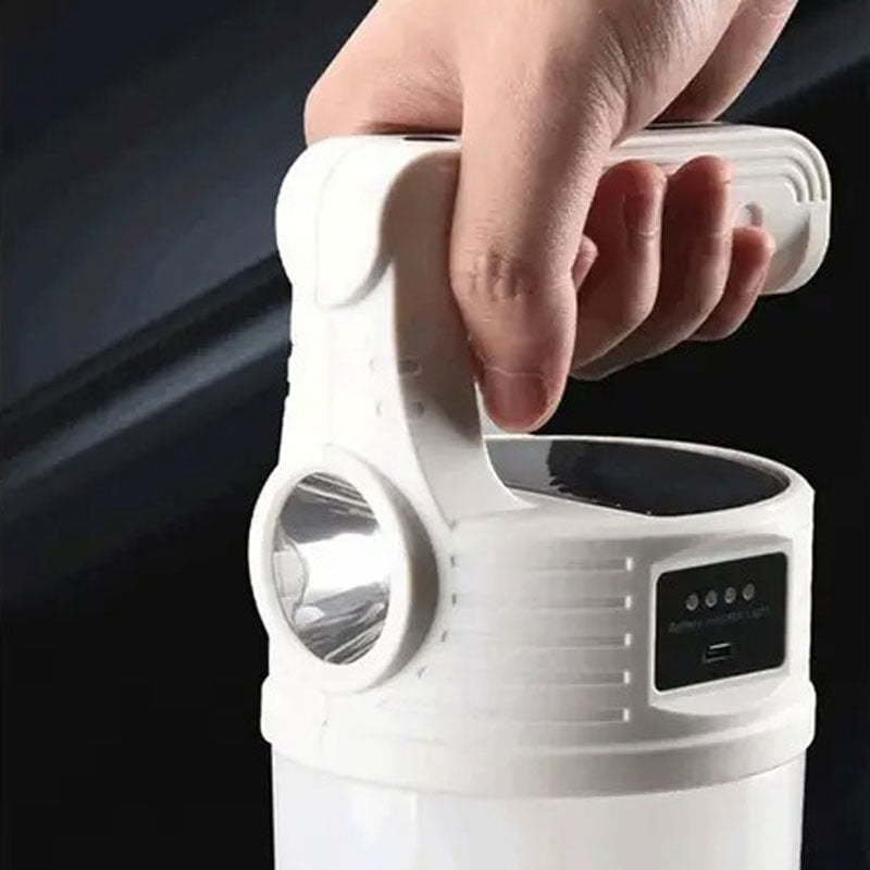 MX-519 Λάμπα και φακός έκτακτης ανάγκης ηλιακής φόρτισης – Solar emergency charging lamp - Image 4