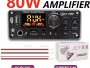 Amplifier 80watt / 2*40watt Bluetooth MP3 Decoder Board 12V DIY MP3 Player Car FM Radio Module TF USB Microphone Record Handsfree Call